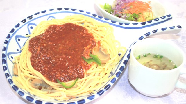 ミートソーススパゲティ