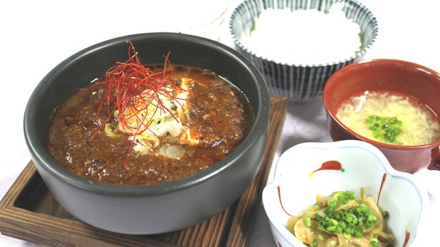 四川風麻婆豆腐定食