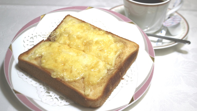チーズはちみつトーストセット