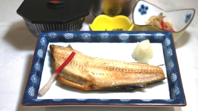縞ホッケ焼き定食